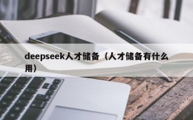 deepseek人才储备（人才储备有什么用）